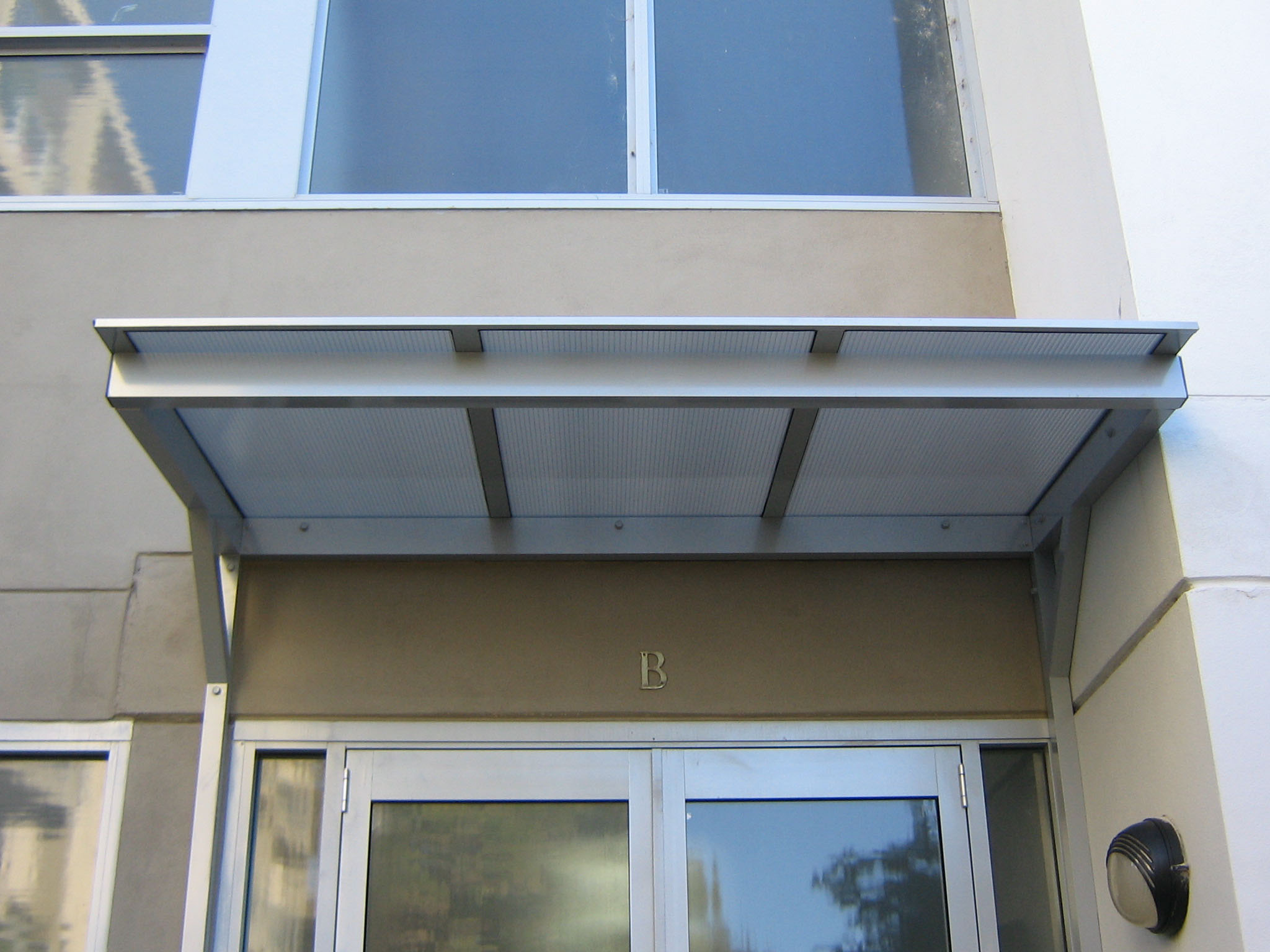 Twinwall Cantilevered Awnings
