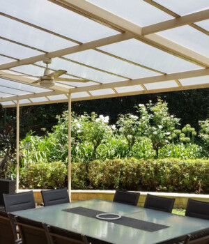 Polycarbon Multiwall Bullnose Patio Covers 4