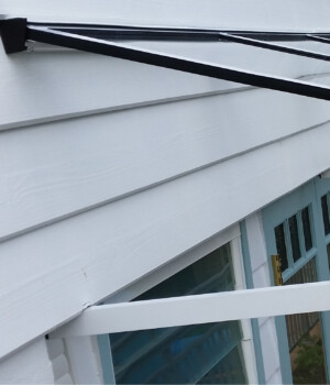 Polycarbon Multiwall Bullnose Window Awnings 3