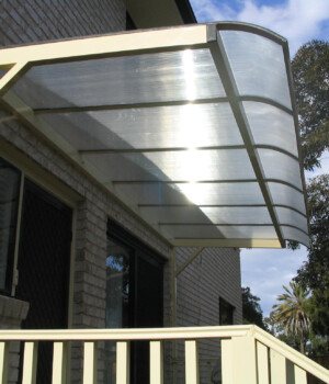 Polycarbon Multiwall Cantilevered Awnings 5