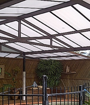 Polycarbon Multiwall Gable Patio Covers 3
