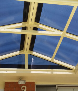 Polycarbon Multiwall Gable Patio Covers 5