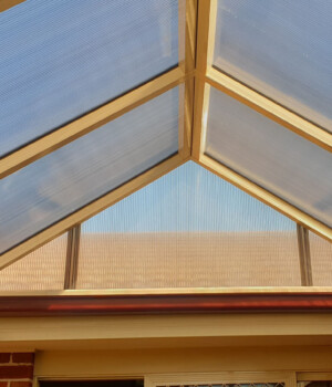 Polycarbon Multiwall Gable Patio Covers 6