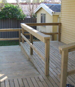 timber decks outside