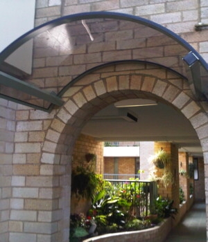 Polycarbon Multiwall Dome Window Awnings 1